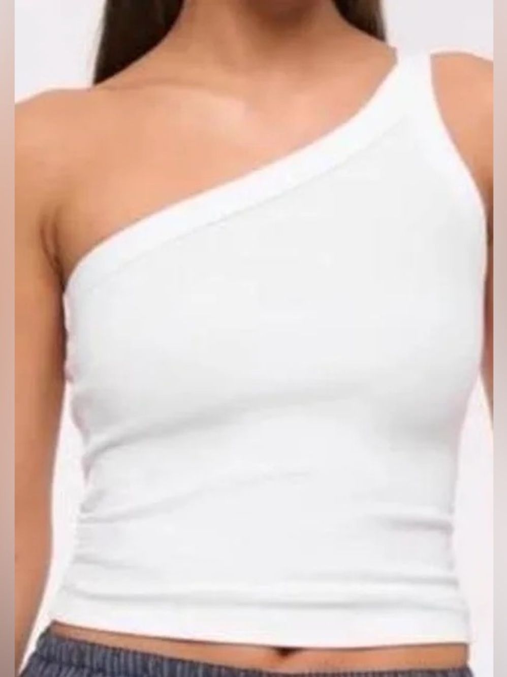 Abercrombie one shoulder top